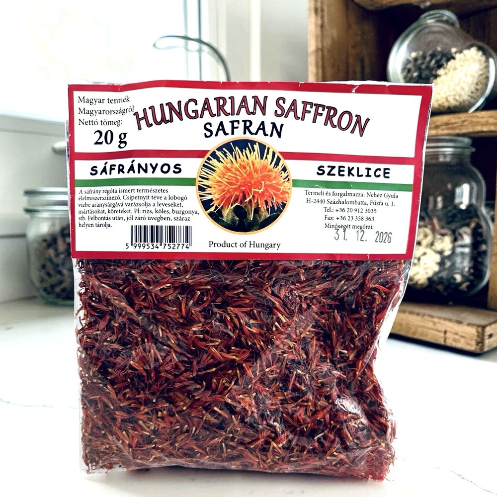 Hungarian Red Saffron 20 grams New in the Package- Hungary